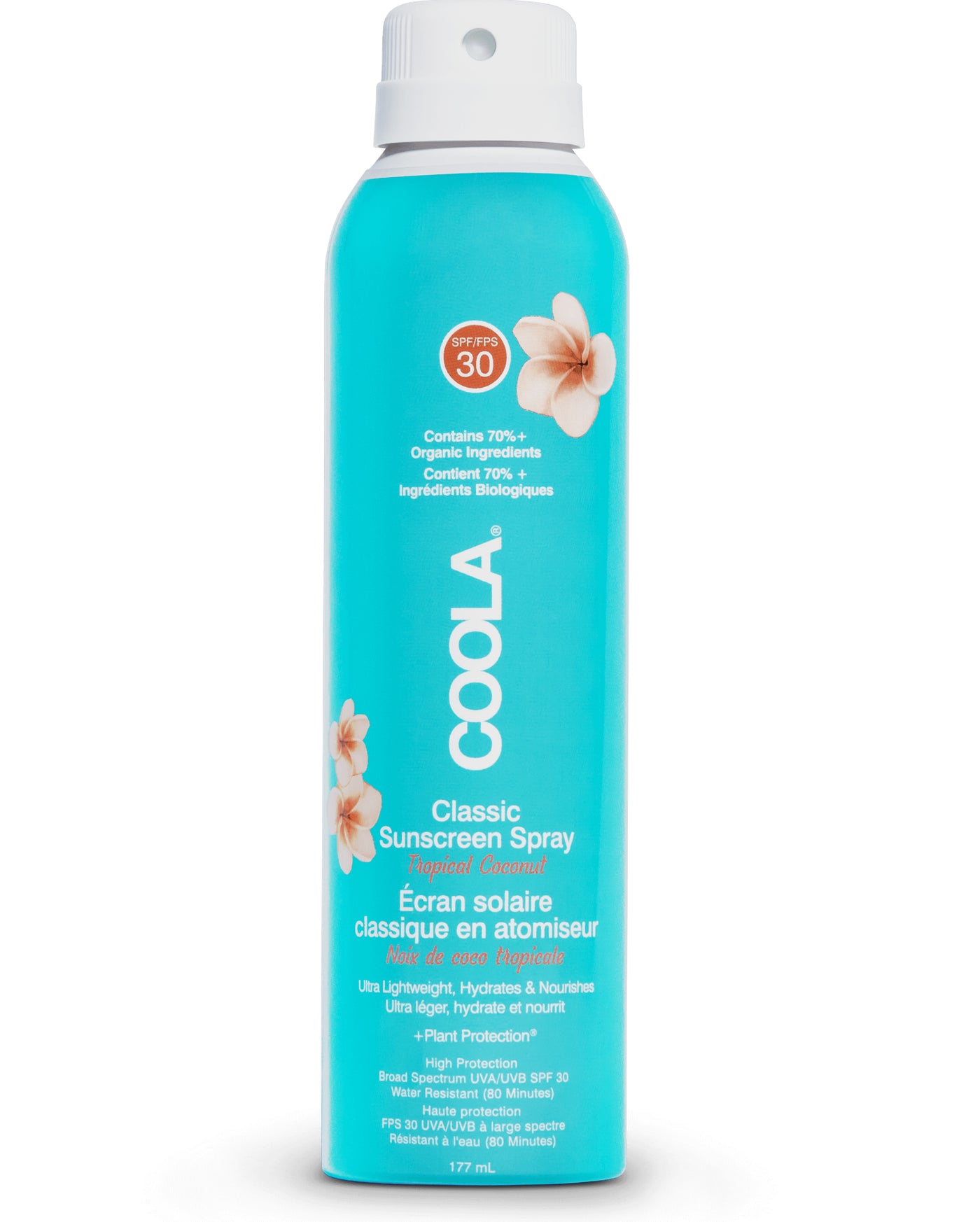 Classic body organic spray SPF 30 à 50